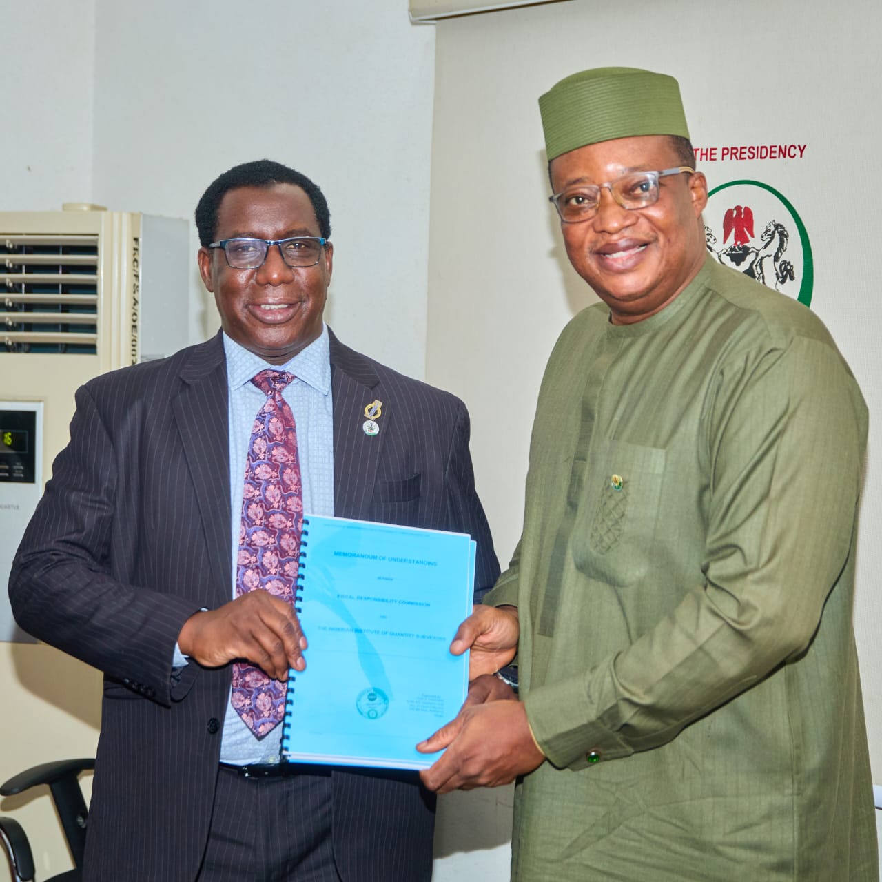 FRC, NIQS RENEW PARTNERSHIP WITH SIGNING OF MEMORANDUM OF UNDERSTANDING